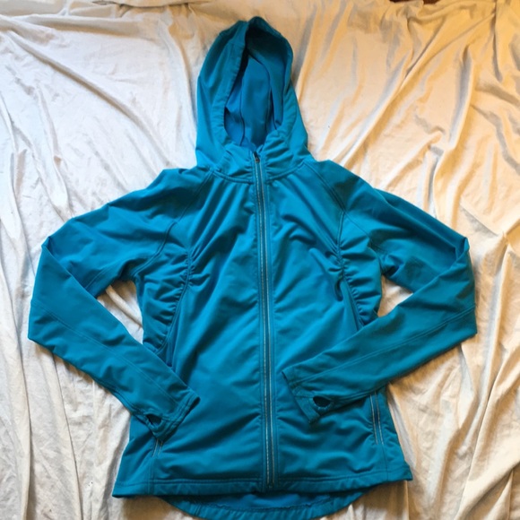 Athleta Tops - Athleta Half Mile Hoodie Blue